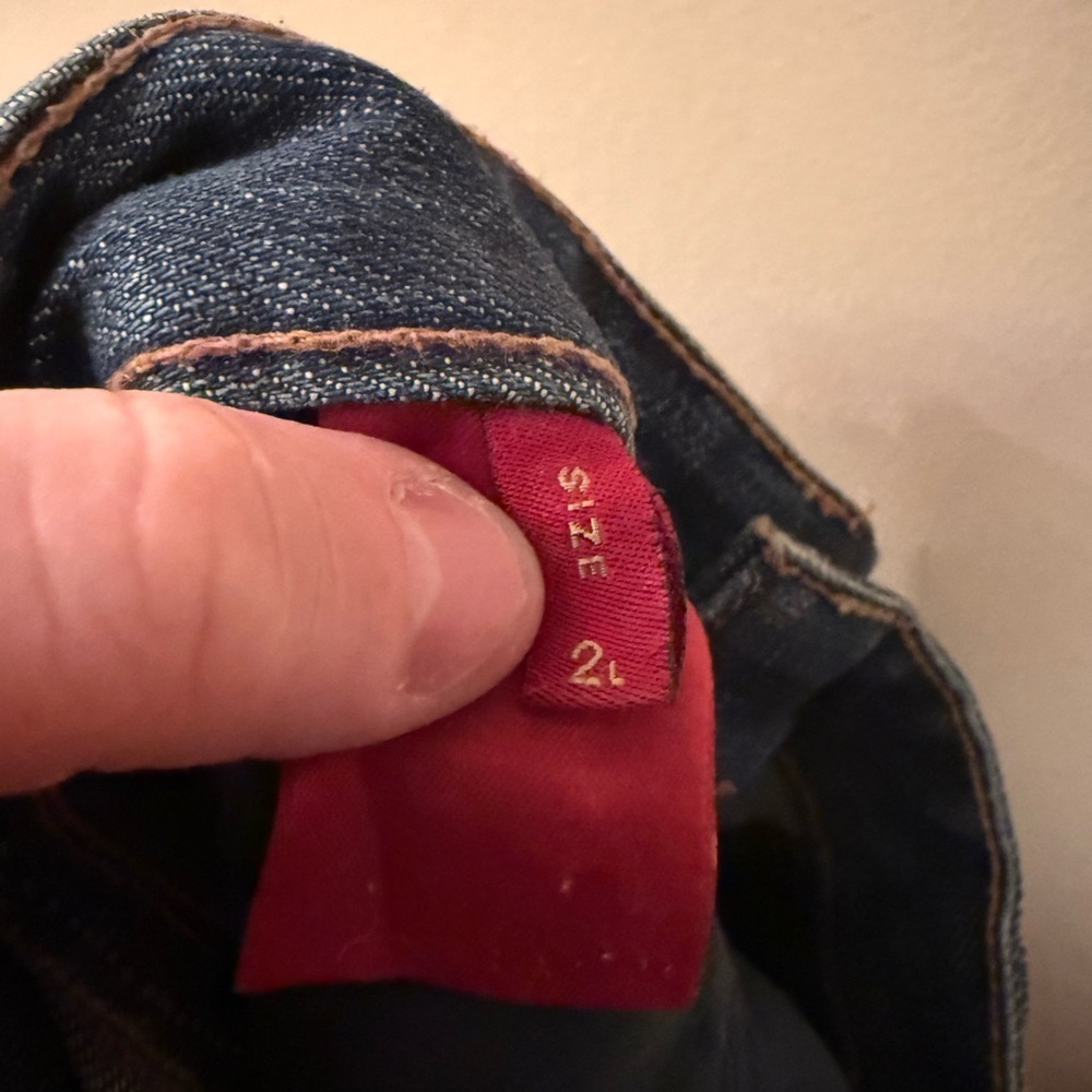 Express Dark Wash Skinny Jeans - Picture 8 of 8
